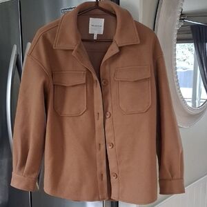Avec Les Filles Camel Utility Jacket